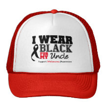 I Wear Black For My Uncle Mesh Hat