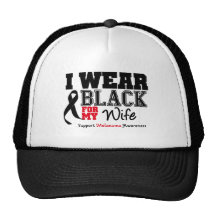 I Wear Black For My Wife Trucker Hat