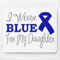 I Wear Blue For My Daughter (Blue Ribbon)