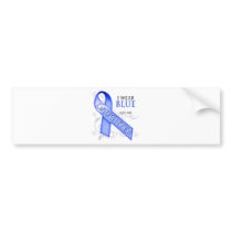 I Wear Blue for my Daughter Bumper Sticker