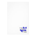 I Wear Blue For My Grandma 42 Colon Cancer Stationery