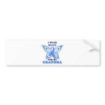 I Wear Blue for my Grandma Bumper Sticker