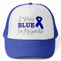 I Wear Blue For My Grandson (Blue Ribbon)