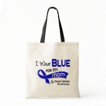 I Wear Blue For My Mom 42 Colon Cancer Bag