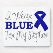 I Wear Blue For My Nephew (Blue Awareness Ribbon)