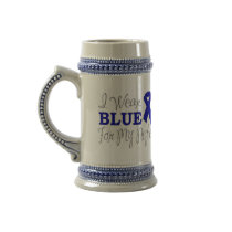 I Wear Blue For My Nephew (Blue Awareness Ribbon) Coffee Mugs