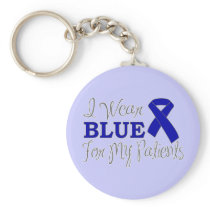 I Wear Blue For My Patients (Blue Ribbon)