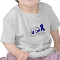 I Wear Blue For My Sister (Blue Awareness Ribbon)