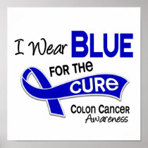 I Wear Blue For The Cure 42 Colon Cancer