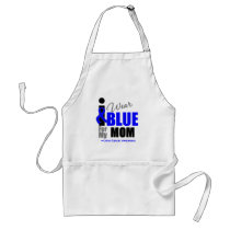 I Wear Blue Ribbon For My Mom Apron
