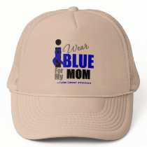 I Wear Blue Ribbon For My Mom Trucker Hat