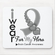 I Wear Brain Cancer Ribbon For My Hero