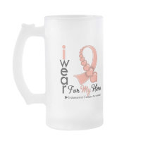 I Wear Endometrial Cancer Ribbon For My Hero Coffee Mug