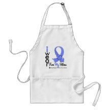 I Wear Esophageal Cancer Ribbon For My Hero Apron