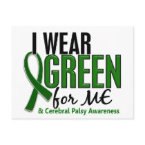 I Wear Green For ME 10 Cerebral Palsy