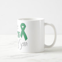I Wear Green For My Son (Green Awareness Ribbon) Coffee Mug