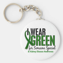 I Wear Green For Someone Special10 Kidney Disease Key Chains