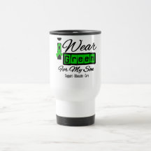 I Wear Green Ribbon (Retro) - Son Mug