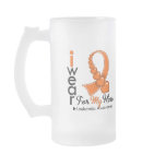 I Wear Leukemia Ribbon For My Hero Mugs