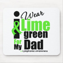 I Wear Lime Green For My Dad Mouse Mat