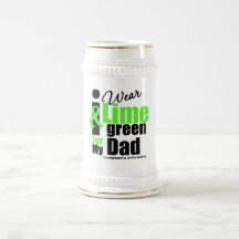 I Wear Lime Green For My Dad Mugs