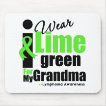 I Wear Lime Green For My Grandma Mouse Pad