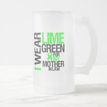 I Wear Lime Green For My Mother-in-Law Lymphoma Coffee Mugs