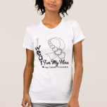 I Wear Lung Cancer Ribbon For My Hero Tshirt