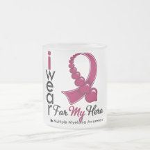 I Wear Multiple Myeloma Ribbon For My Hero Mug