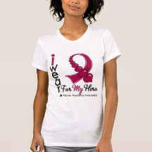 I Wear Multiple Myeloma Ribbon For My Hero Tees