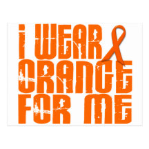 I Wear Orange For Me 16 Post Card