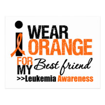 I Wear Orange For My Best Friend Post Cards