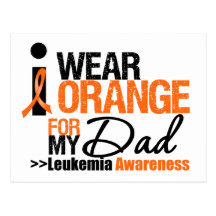 I Wear Orange For My Dad Post Cards