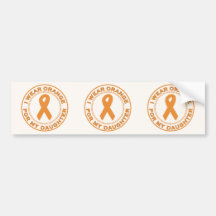 I Wear Orange For My Daughter Bumper Stickers