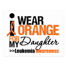 I Wear Orange For My Daughter Postcards