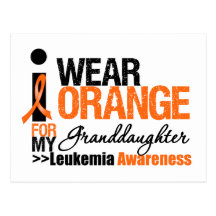 I Wear Orange For My Granddaughter Postcards