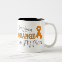 I Wear Orange For My Mom (Orange Ribbon) Coffee Mugs