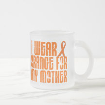 I Wear Orange For My Mother 16 Coffee Mugs