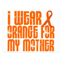 I Wear Orange For My Mother 16 Post Cards