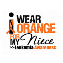 I Wear Orange For My Niece Post Cards