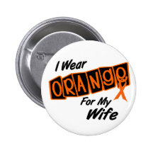 I Wear Orange For My WIFE 8 Pins