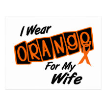 I Wear Orange For My WIFE 8 Post Card