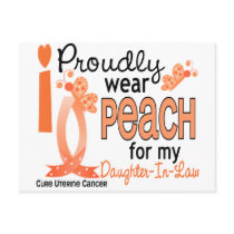 I Wear Peach For Daughter-In-Law 27 Uterine Cancer