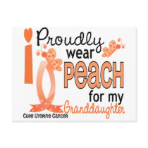I Wear Peach For Granddaughter 27 Uterine Cancer
