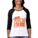 I Wear Peach For Me 6.4 Uterine Cancer t-shirts
