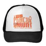 I Wear Peach For My Aunt 6.4 Uterine Cancer Hat