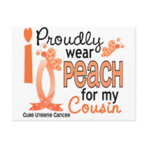 I Wear Peach For My Cousin 27 Uterine Cancer