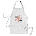 I Wear Peach For My Daughter - Uterine Cancer Aprons