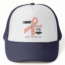 I Wear Peach For My Daughter - Uterine Cancer Hat