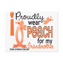 I Wear Peach For My Grandmother 27 Uterine Cancer